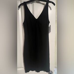 NWT Melrose and Market Black Ribbed Mini Dress - M